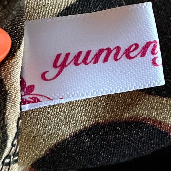 Yumeng Fushi Leopard Blouse Size S Sleeveless Stretch Halter Collar Shirt Top - Picture 11 of 13